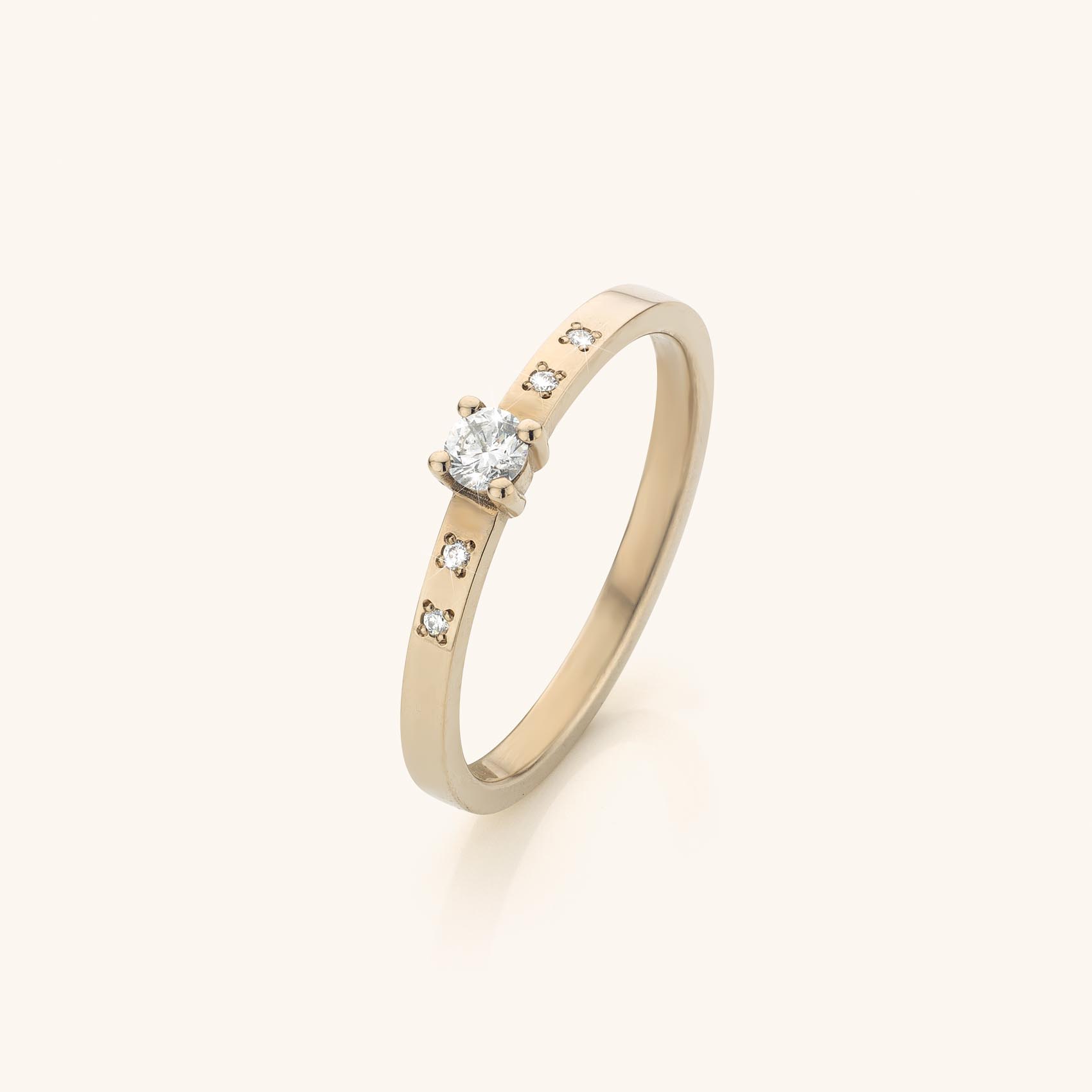 Amber Solitair XS 0.035ct