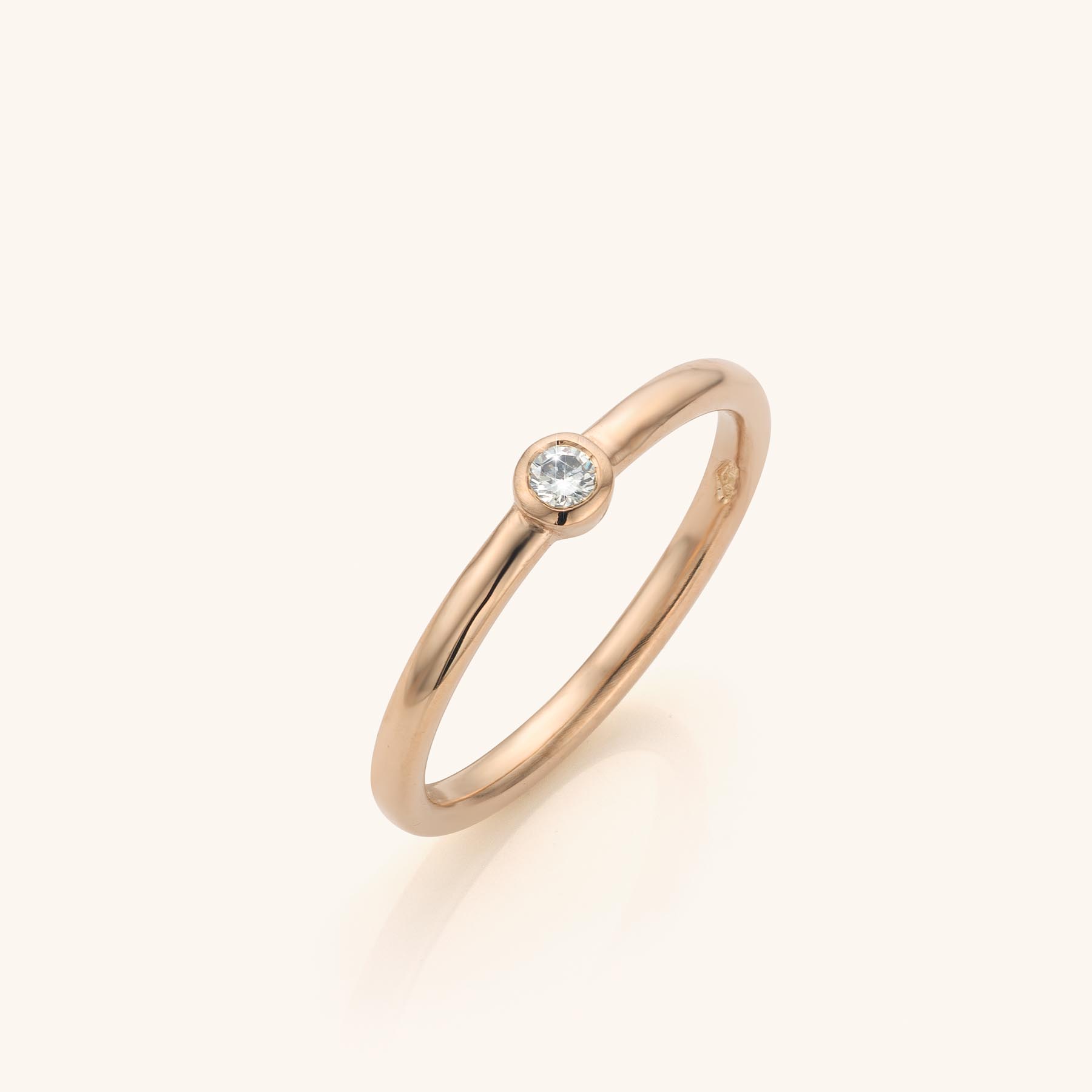 Louise Solitair XS 0.035ct miniatuur 3